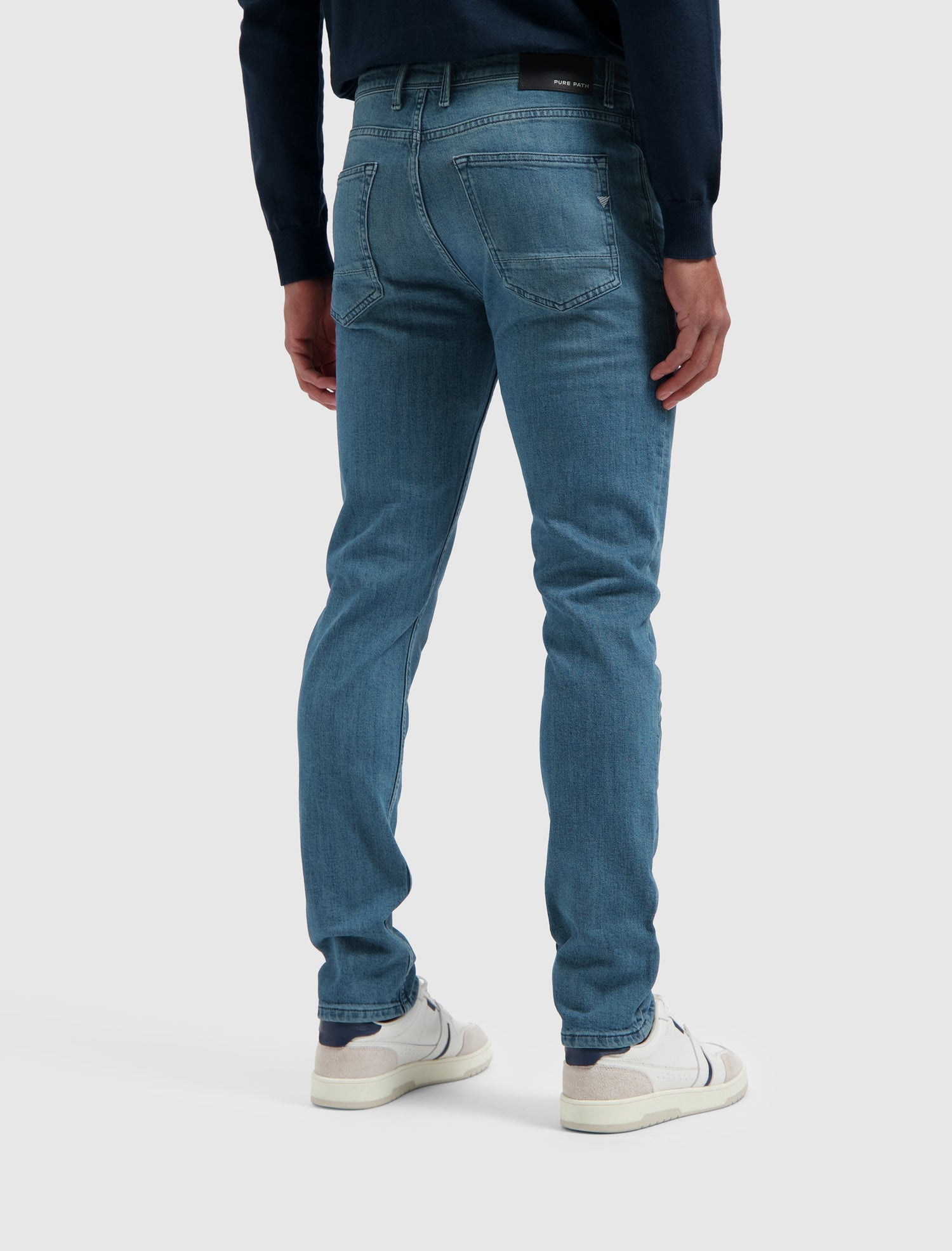 The Ryan Slim Fit Jeans Denim Mid Blue