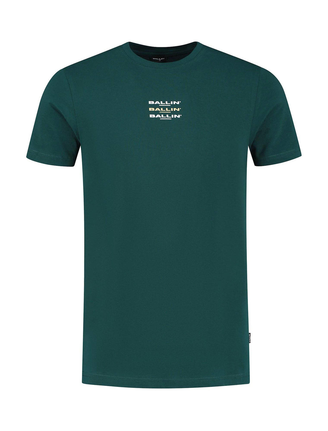Tshirt with front and back print - green