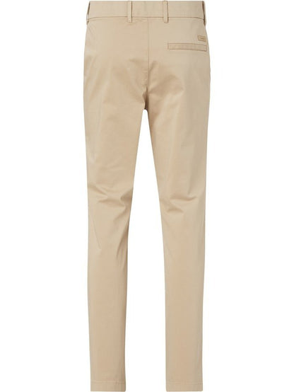 Sateen  stretch slim chino