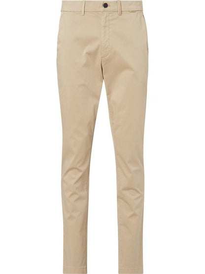 Sateen  stretch slim chino