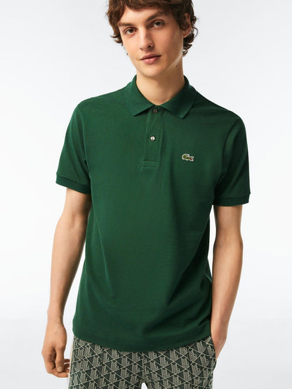 Slim fit polo Green