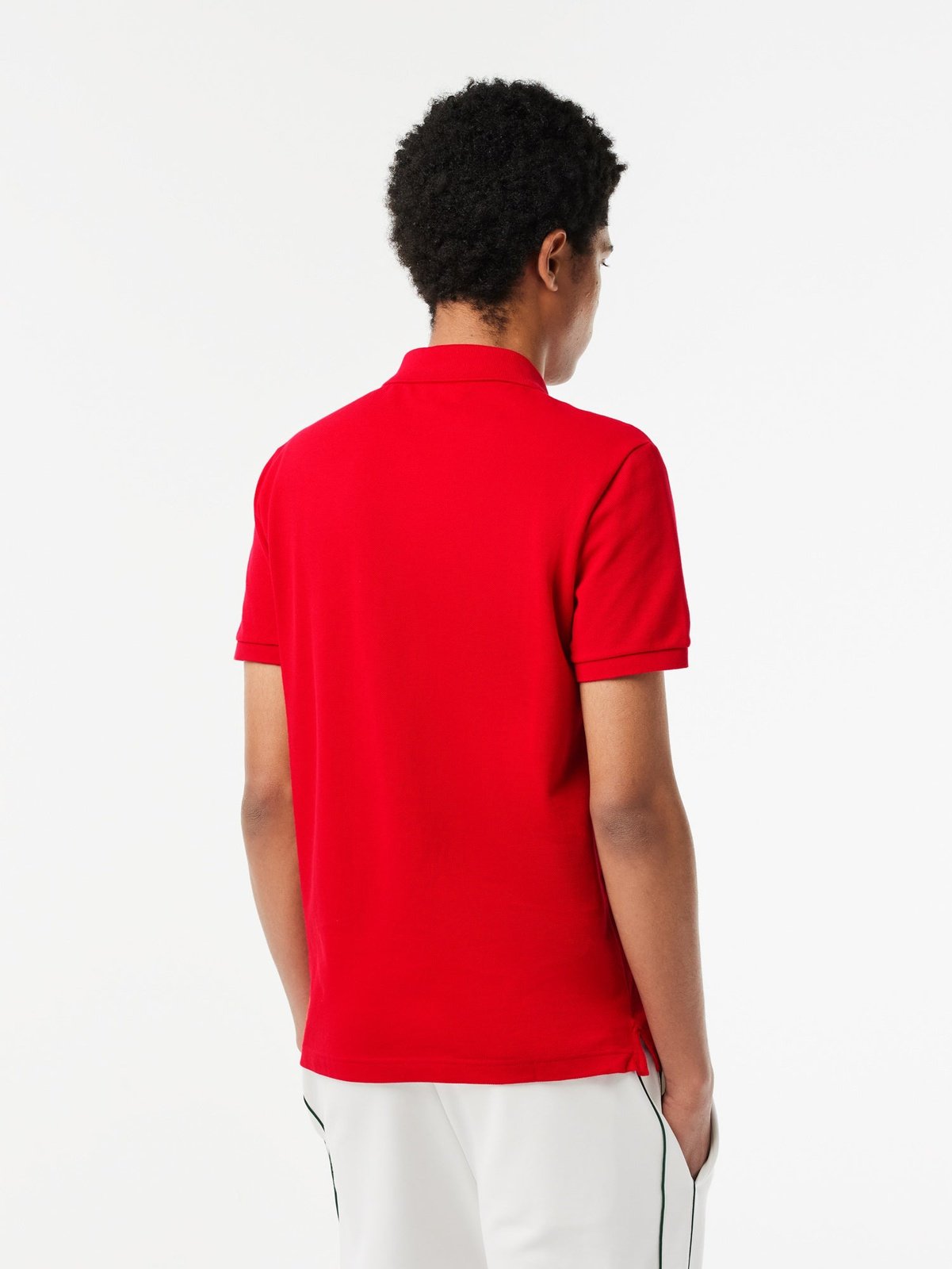 Slim fit polo Red