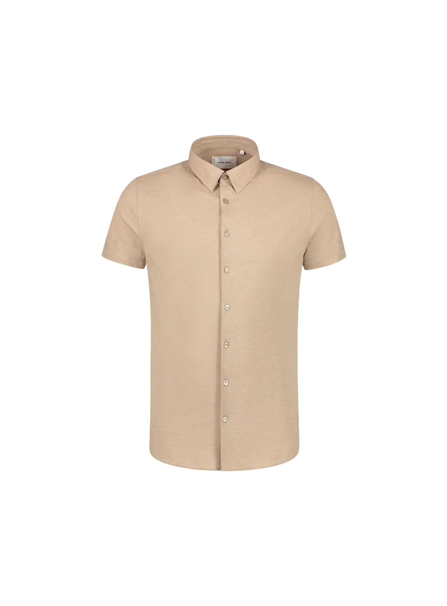 Slim fit Shirts Shortsleeve  Sand  24010214