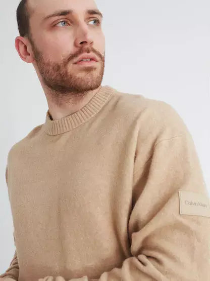 Lycra blend comfort fit sweater