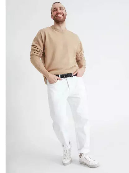 Lycra blend comfort fit sweater