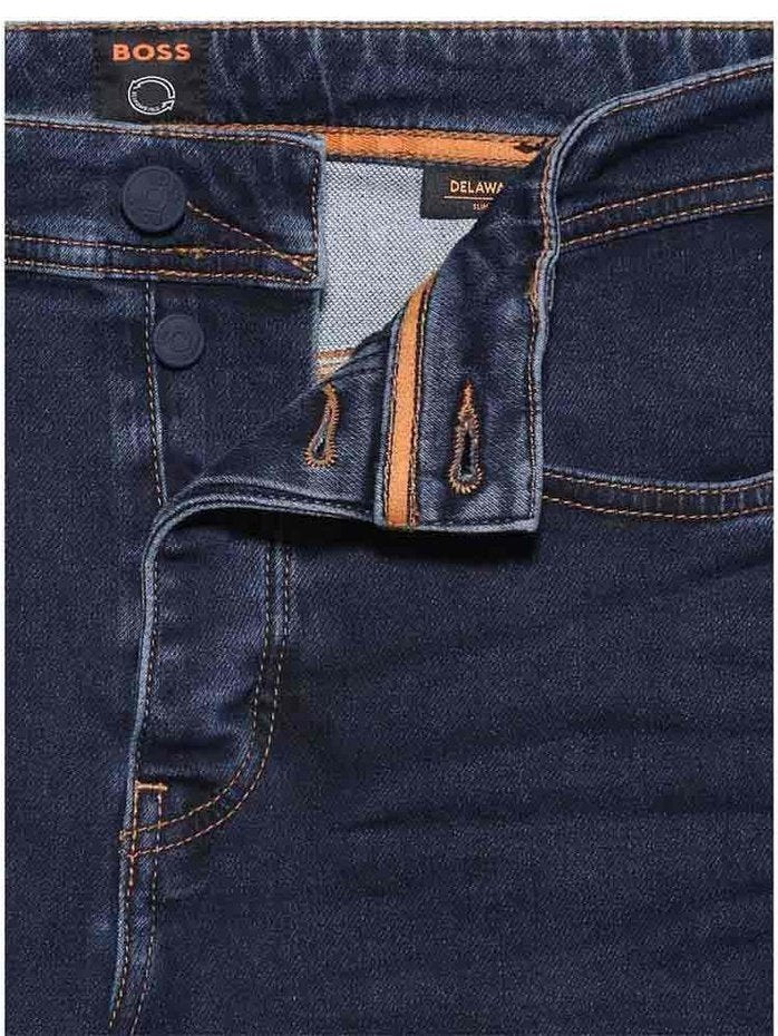 Delaware slim fit jeans - donkerblauw