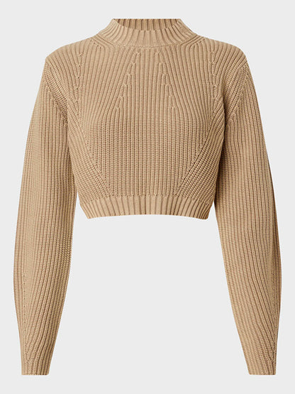 Washed chunky sweater - Travertine