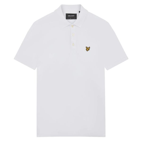 Plain Polo Shirt  626 White