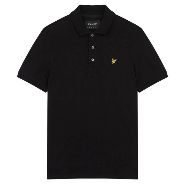 Plain Polo Shirt  Z865 Jet Black