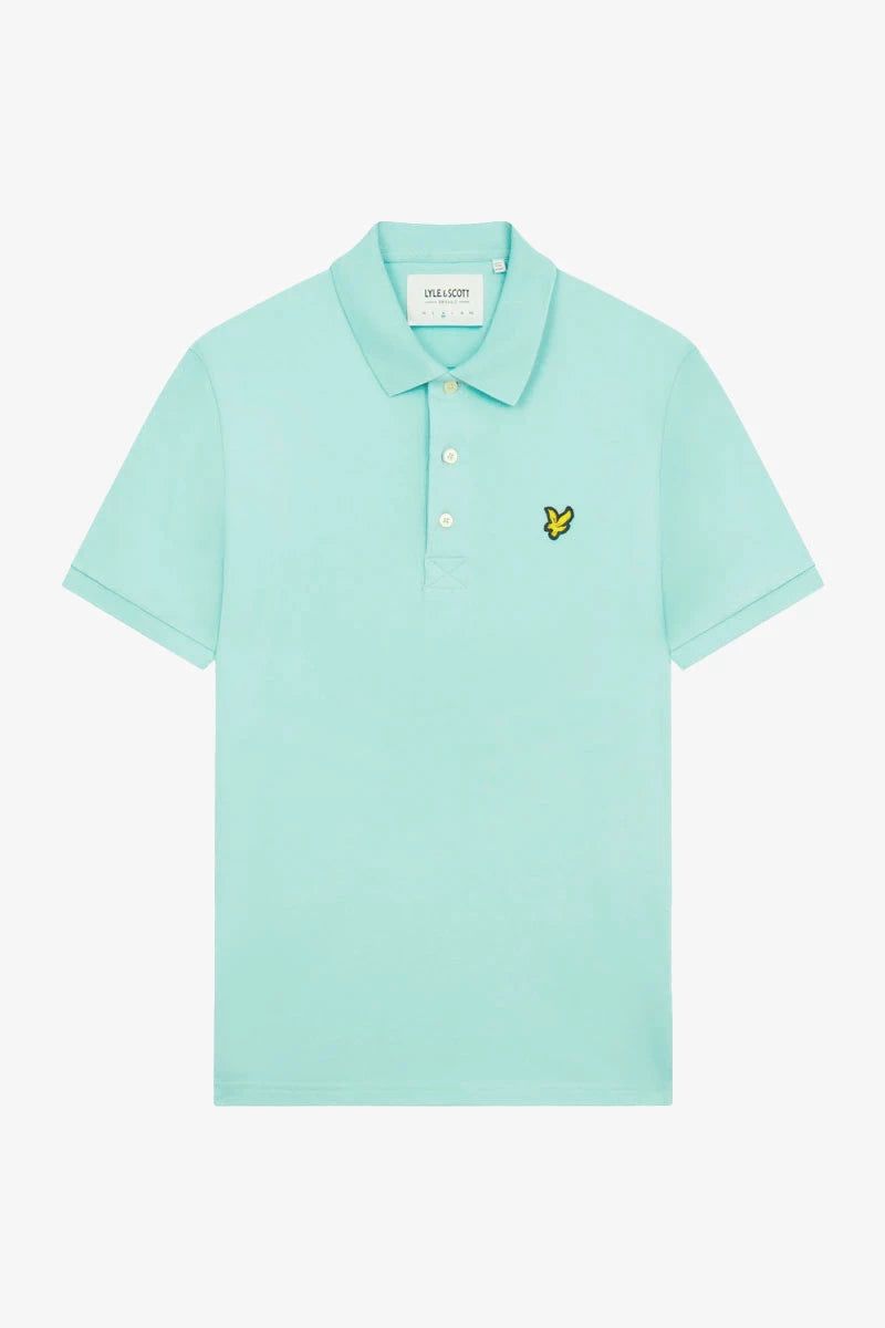 Plain Polo Shirt  W907 Turquoise Shadow