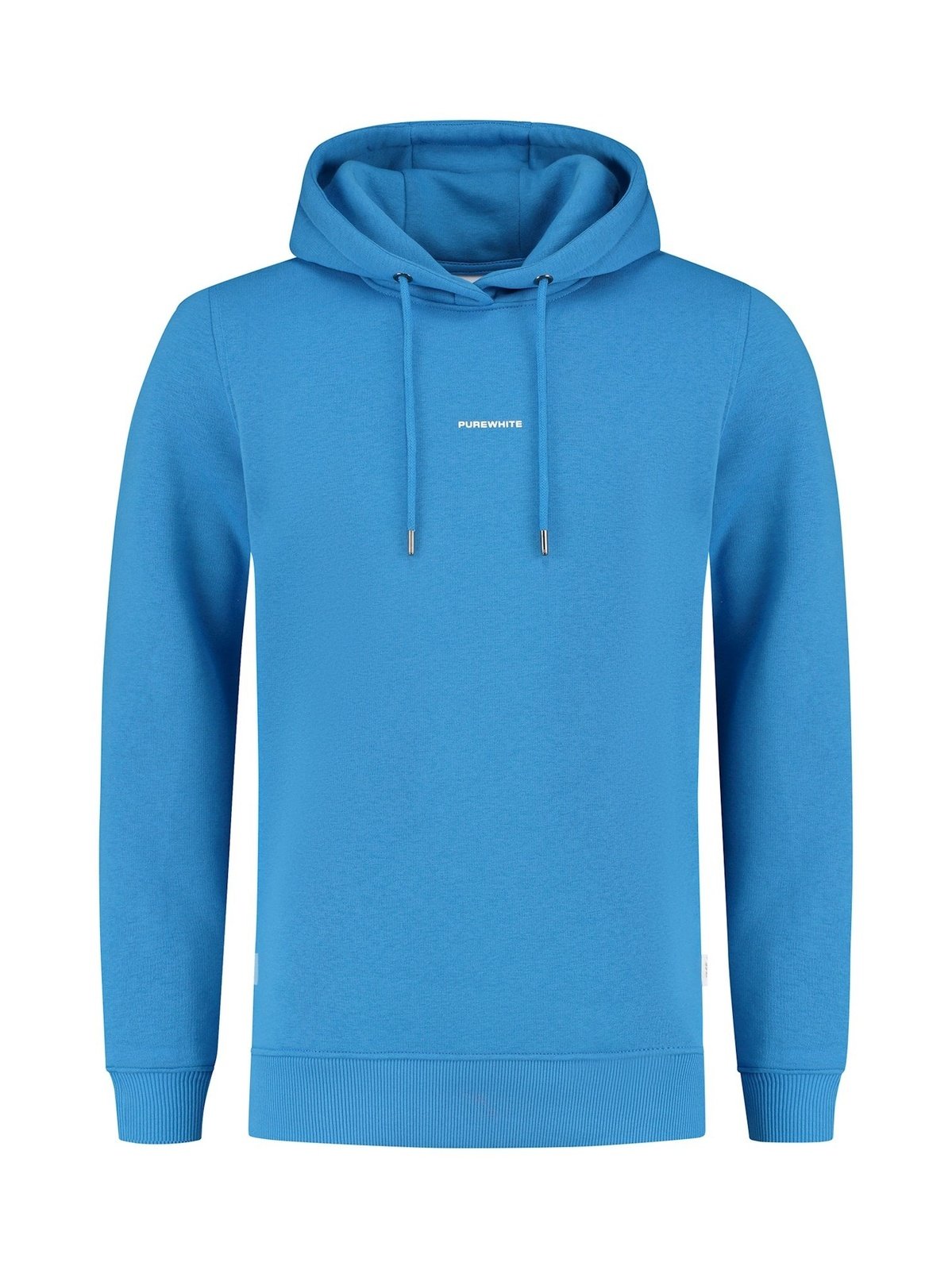 Pure logo hoodie mid blue