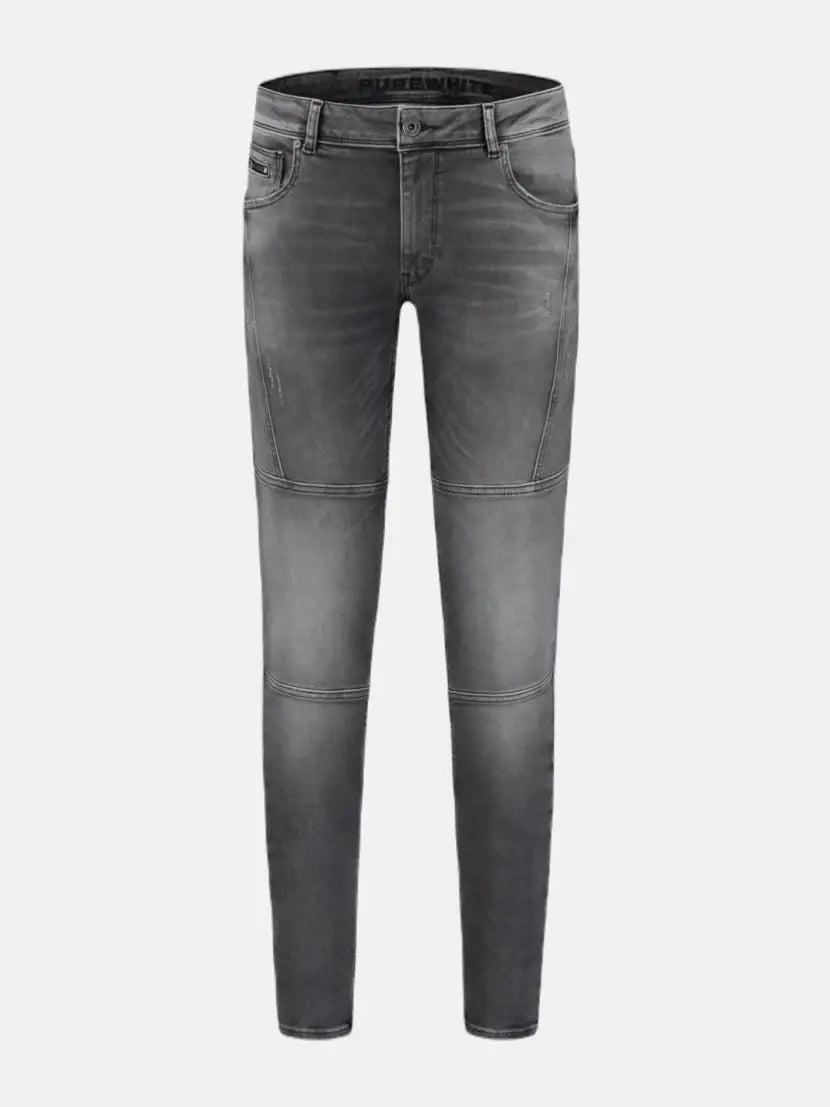 Grey super skinny jeans