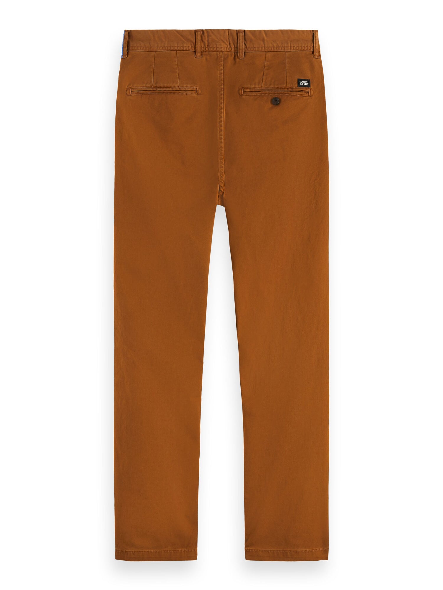 Essentials - Stuart regular slim-fit contains organic cotton Walnut