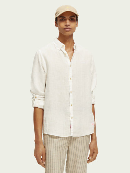 Linen short sleeve Ecru
