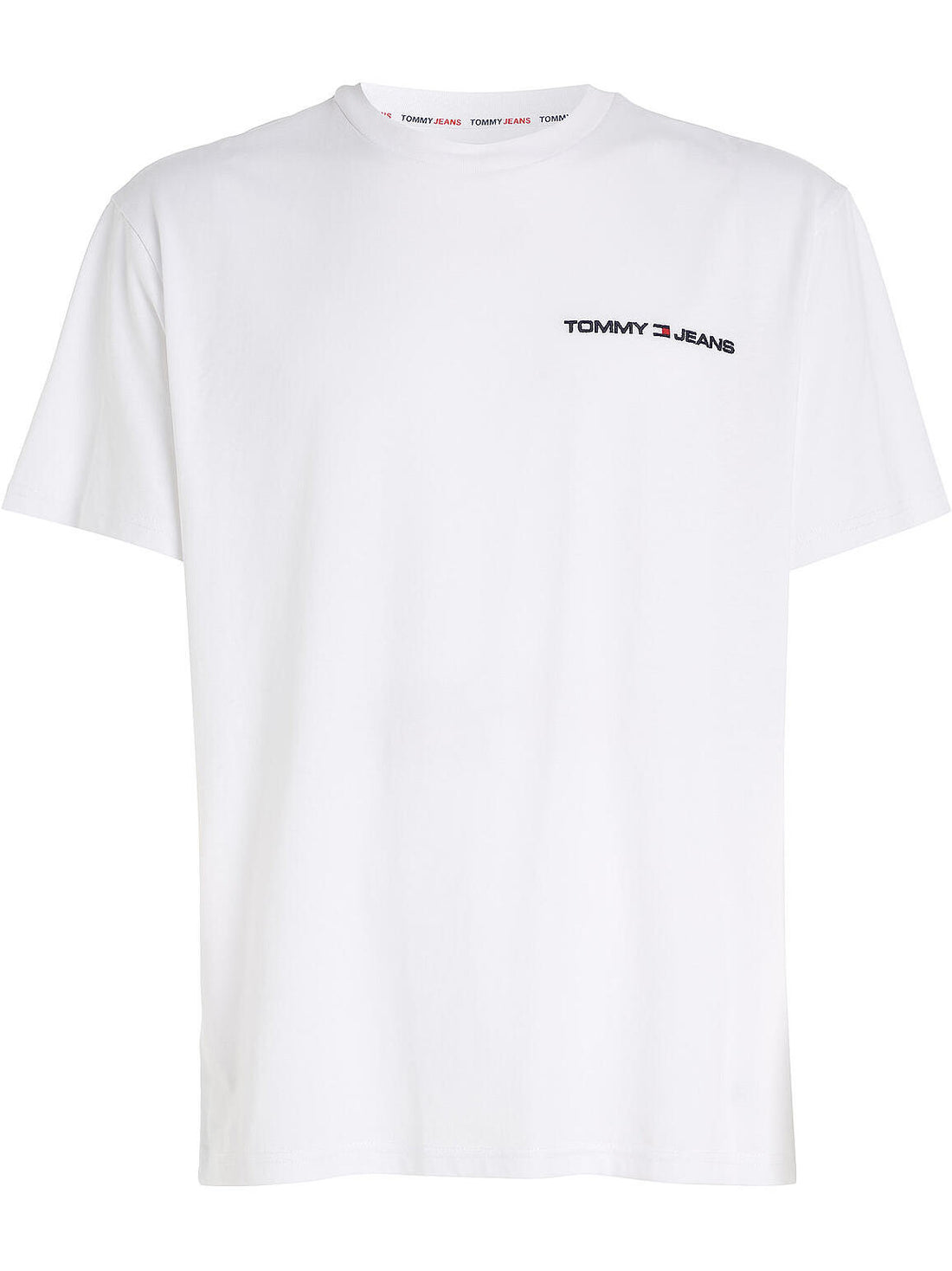 TJM CLSC LINEAR CHEST TEE  WHITE