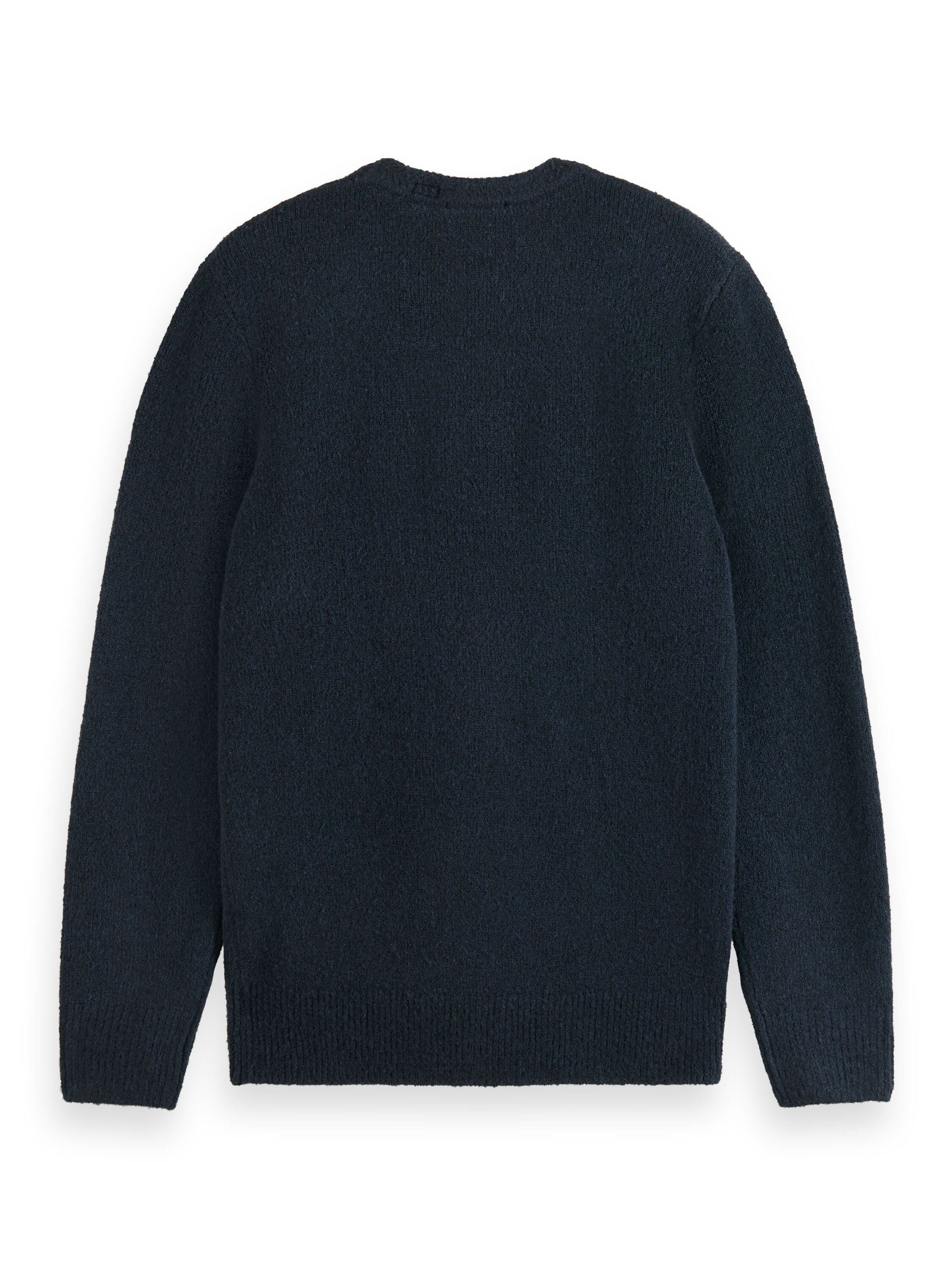 Regular fit softy-knit melange pull Night