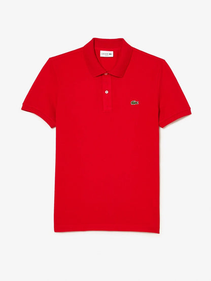 Slim fit polo Red