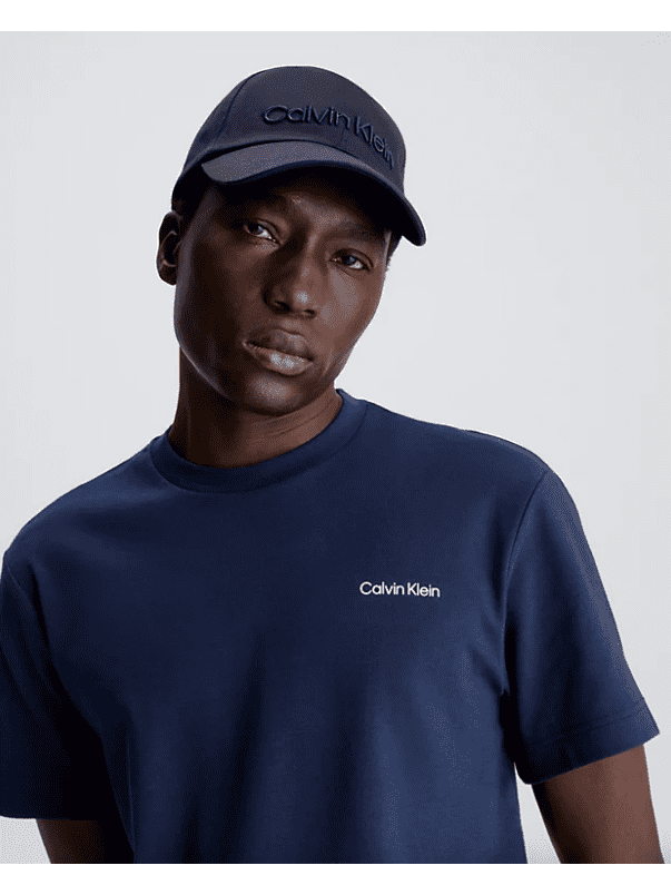 CALVIN EMBROIDERY BB CAP - Navy