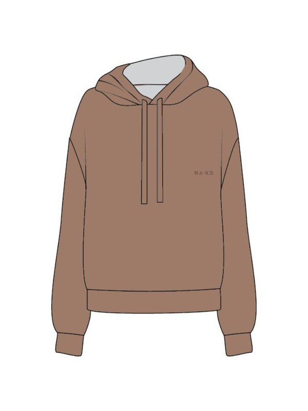 Organic logo basic hoodie