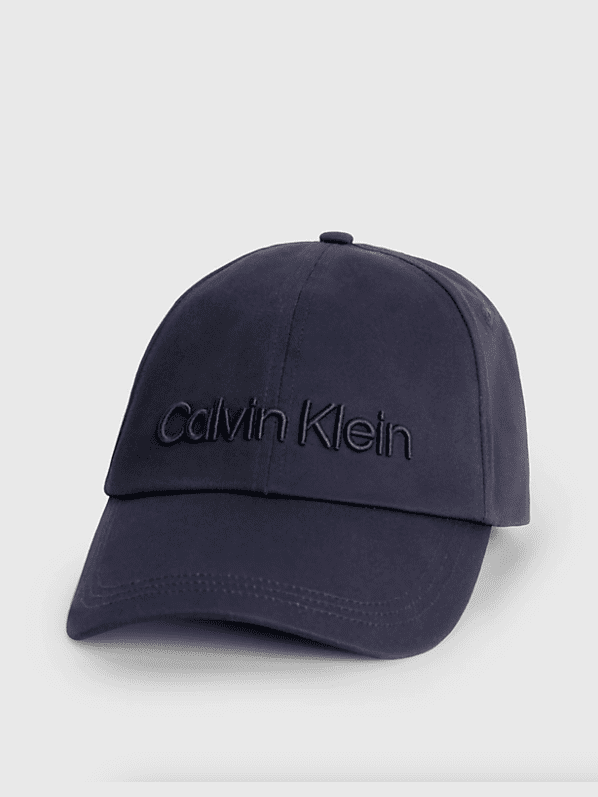 CALVIN EMBROIDERY BB CAP - Navy