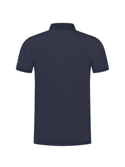 Polo with chestprint and sleeveprint  000043 - Dark Blue