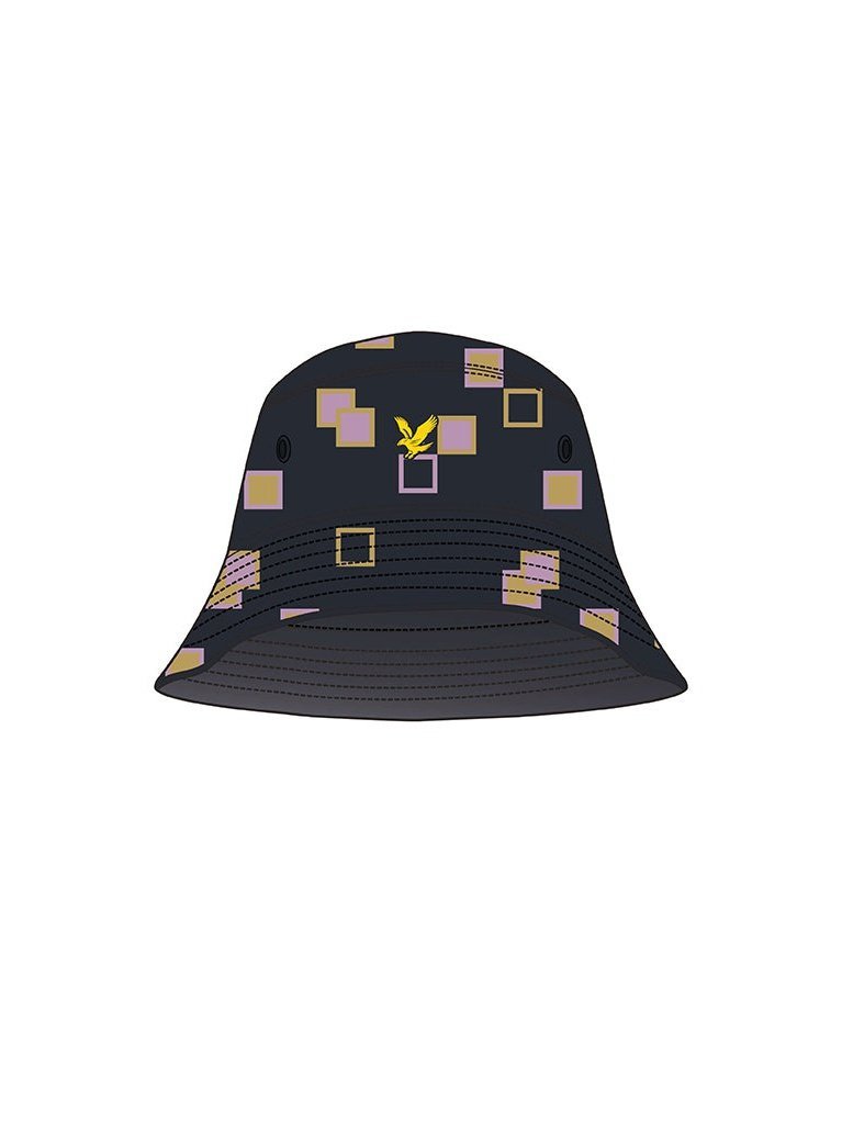 Golf Square Bucket Hat  Dark Navy