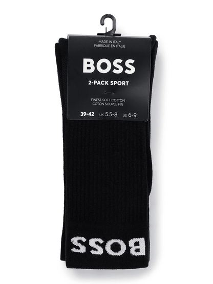 2-Pack Sport Socks Black