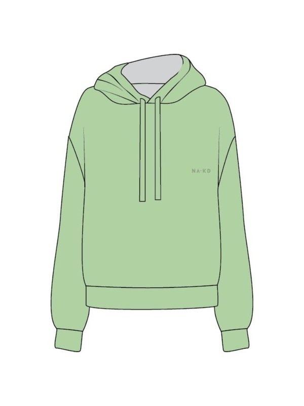 Organic logo basic hoodie