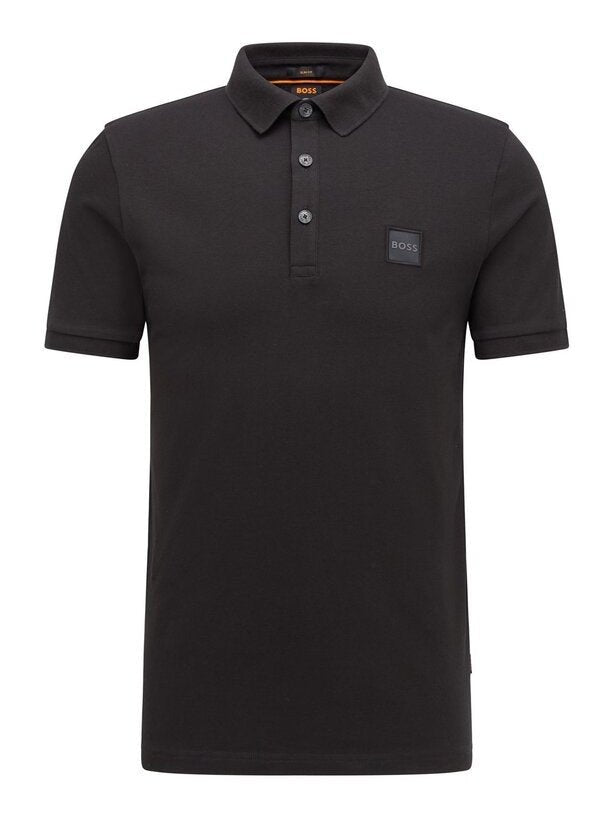 Slim fit Passenger Polo in Black